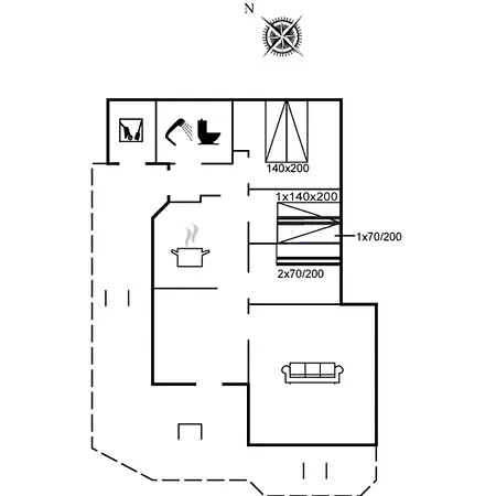 Fatlinda - 1km From The Sea In Lolland- Falster And Mon By Interhome Holiday home *
